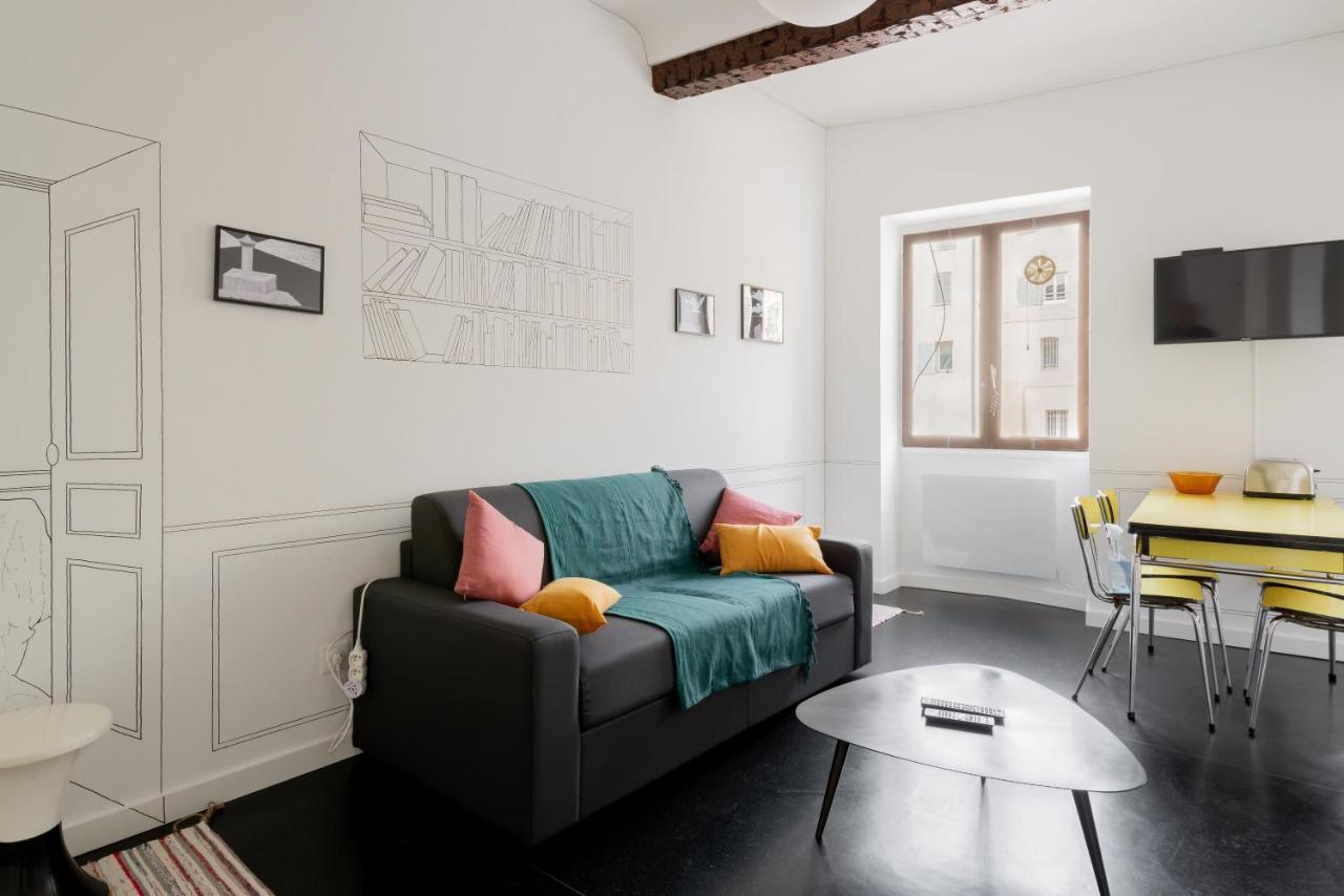 Mini Loft Au Coeur Du Panier - Marseille Appartement Buitenkant foto